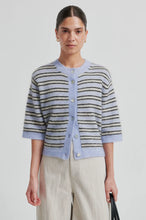 Load image into Gallery viewer, Stellar Knit Cardigan Halogen Blue
