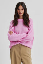 Load image into Gallery viewer, Bruuk Knit O Neck Lilac Chiffon
