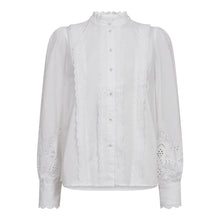 Load image into Gallery viewer, Allycc anglaise pearl shirt  - white
