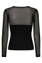 Load image into Gallery viewer, Badu Mix Corsage Blouse - Black
