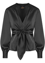 Load image into Gallery viewer, Blaire Blouse Semi Rich Black

