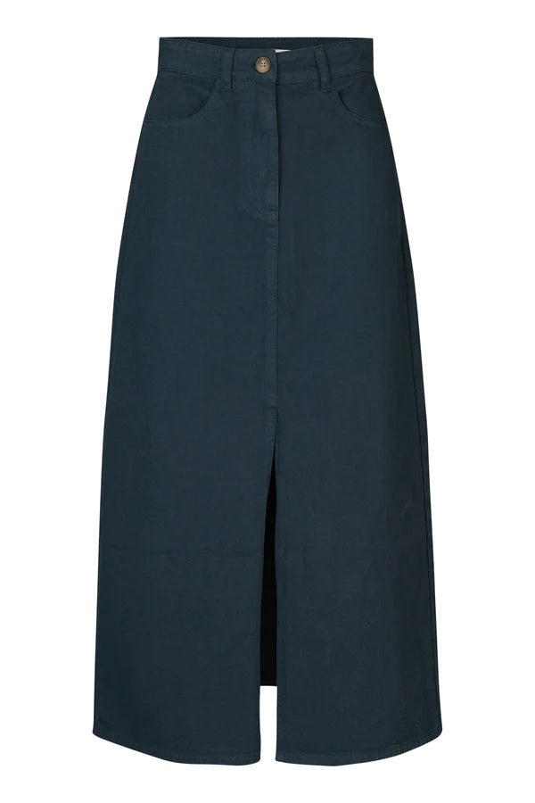 Margie - Canvas drill long skirt