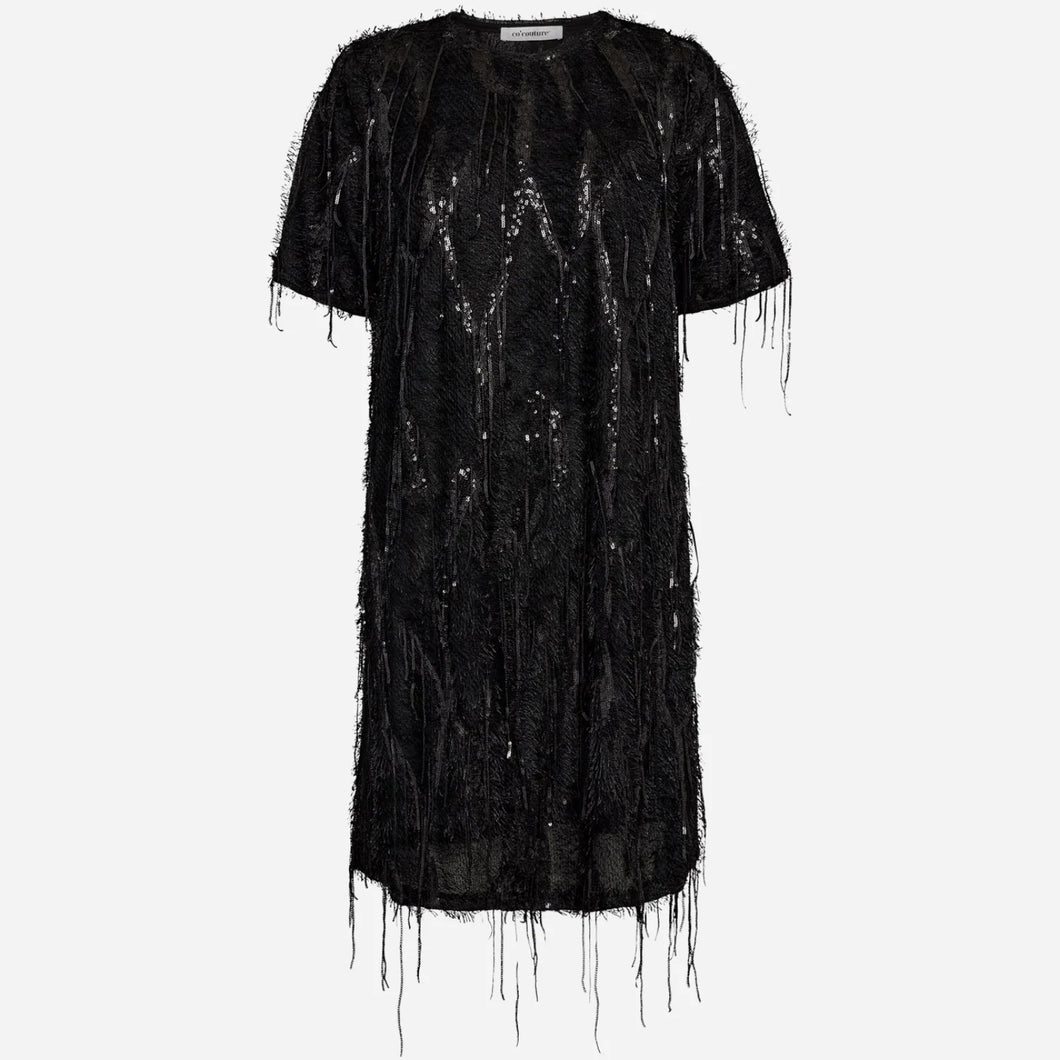 SillaCC Sequin Dress Black