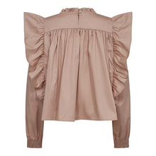 Load image into Gallery viewer, Cottoncc crisp frill blouse old rose
