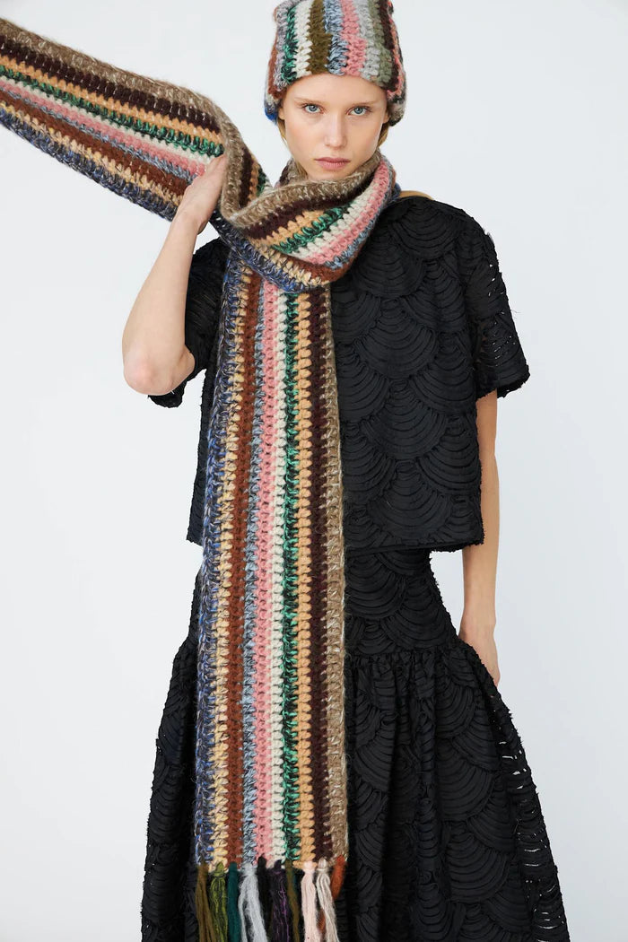Scarf Dark Multi