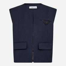 Load image into Gallery viewer, Premiere Box Waistcoat Navy
