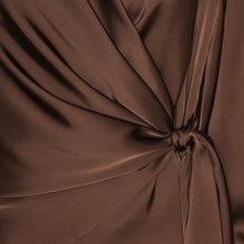 Load image into Gallery viewer, Ines Blouse - Semi Rich Brown
