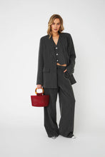 Load image into Gallery viewer, Mancy Pant Rhinestone Grey
