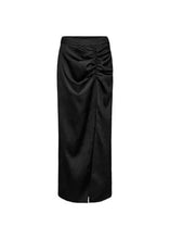 Load image into Gallery viewer, New Chrisse Drape Slit Skirt Black
