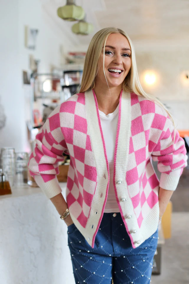 RosittaCras Cardigan Prism Pink