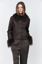 Load image into Gallery viewer, TracyLL Jacket Ls Brown
