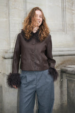 Load image into Gallery viewer, TracyLL Jacket Ls Brown
