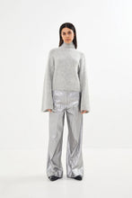 Load image into Gallery viewer, Antique Silver Wide leg pant
