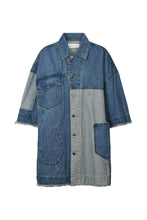 Load image into Gallery viewer, Denim Kimono Jacket Oya
