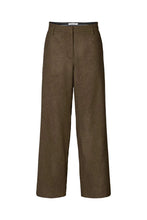 Load image into Gallery viewer, Kesia Mini Herringbone Pants Dark Brown
