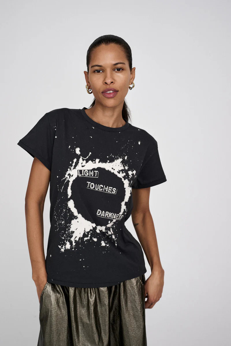 Ambla Eclipsed print t-shirt I Faded black