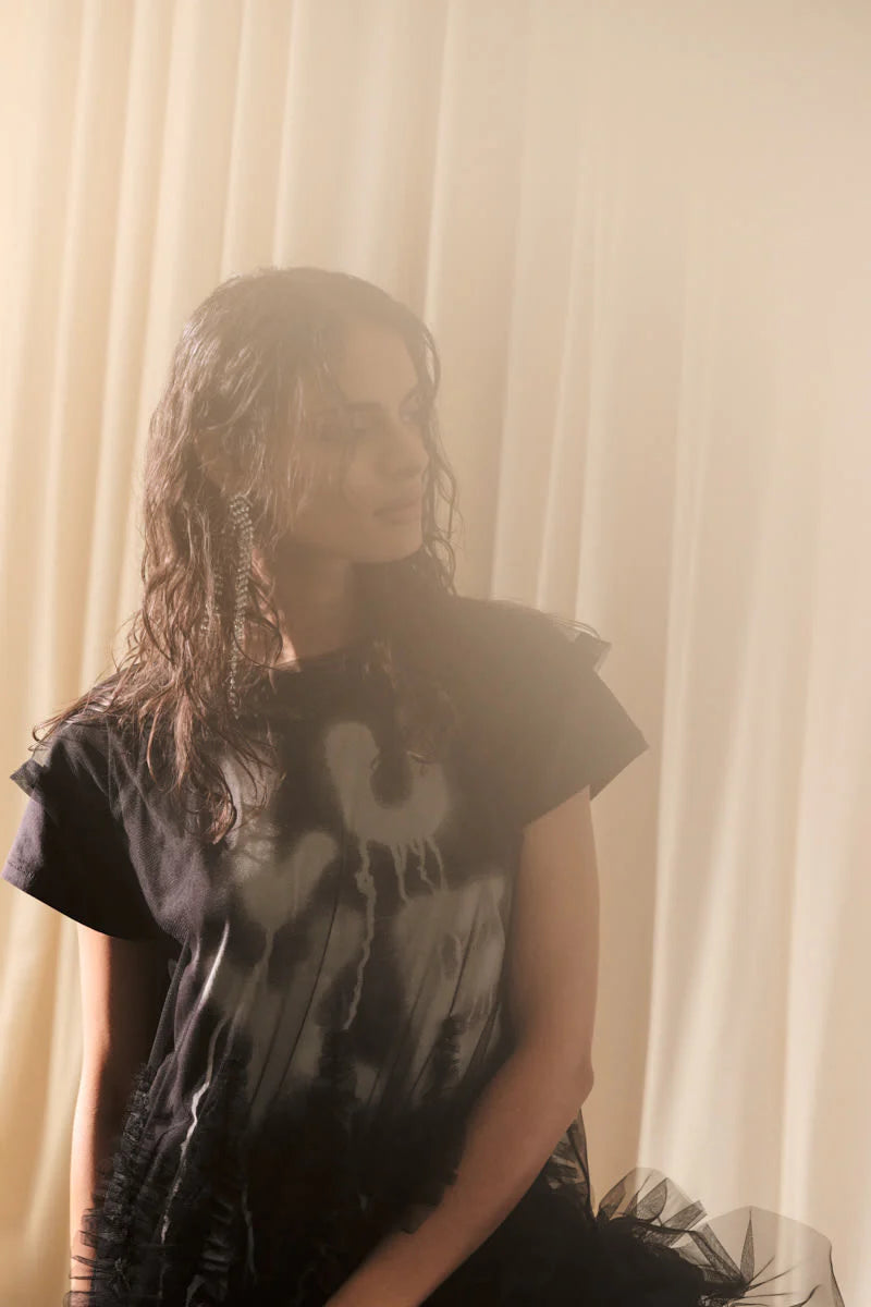 Luxe T shirt Ambla Faded Black