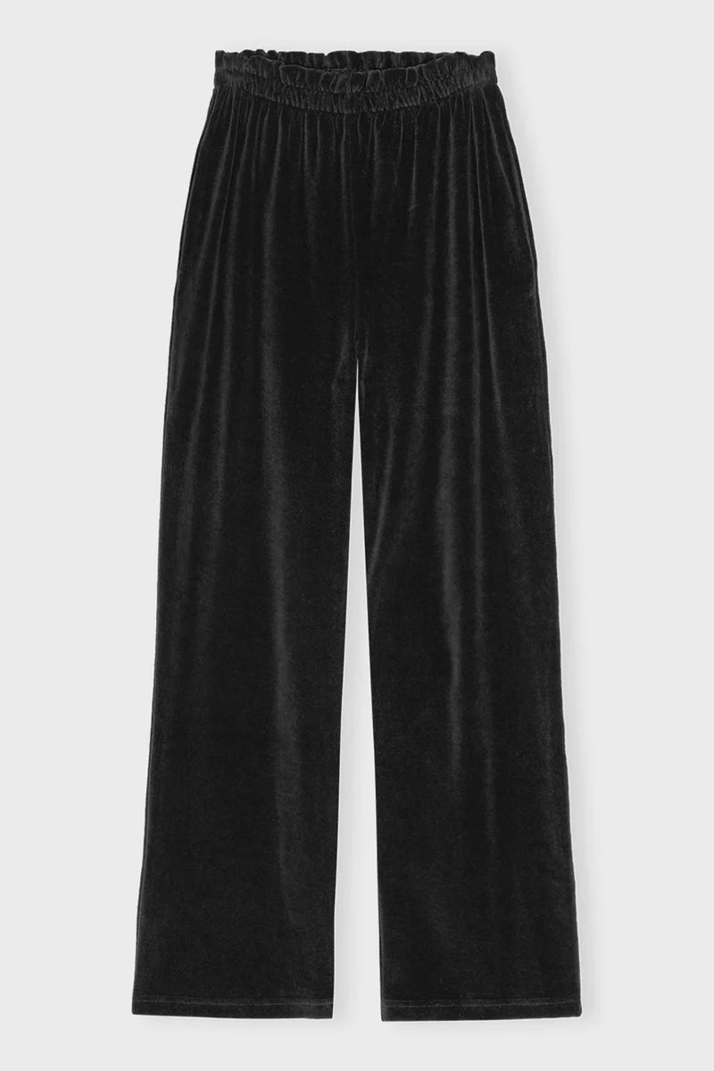 Aurora pants velvet - Black