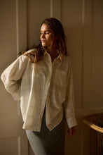 Load image into Gallery viewer, Avalon Shirt Dobby Check Off White
