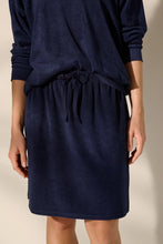 Load image into Gallery viewer, Cami Skirt Terry Dark Navy
