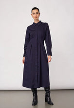 Hlaða mynd inn í gallerískoðara, SannaCC Shirt Long Dress Navy
