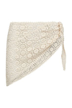 Load image into Gallery viewer, Calincc Crochet Scarf Skirt Off White
