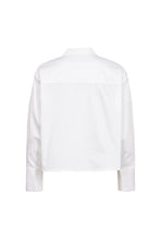 Load image into Gallery viewer, DallaCC Sleeve Pleat Shirt White
