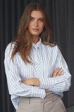 Load image into Gallery viewer, Devincc Stripe Tie Shirt
