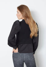 Load image into Gallery viewer, Elisabethcc Mix Zip Knit Black
