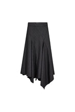Load image into Gallery viewer, EloraCC Check Asym Skirt Dark Grey
