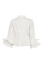 Hlaða mynd inn í gallerískoðara, HalenCC Flare Pleat Shirt White
