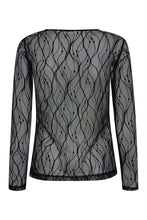 Hlaða mynd inn í gallerískoðara, Mercycc Mesh O Blouse Black
