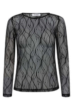 Hlaða mynd inn í gallerískoðara, Mercycc Mesh O Blouse Black
