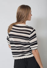 Load image into Gallery viewer, OdetteCC Stripe SS O Knit
