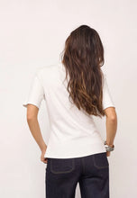 Load image into Gallery viewer, OrianeCC Pleat Tie Tee White
