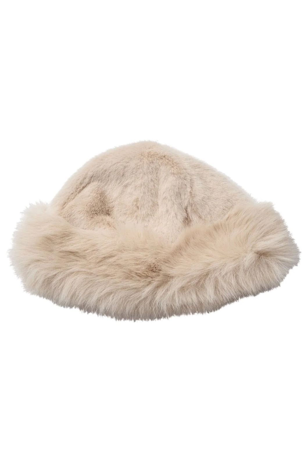 Penzacc Faux Fur Hat Creme