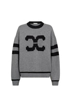 Load image into Gallery viewer, Rowcc Coco Logo Knit Light Grey
