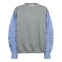 Load image into Gallery viewer, SabinaCC Mix Shirt Sweat Light Grey
