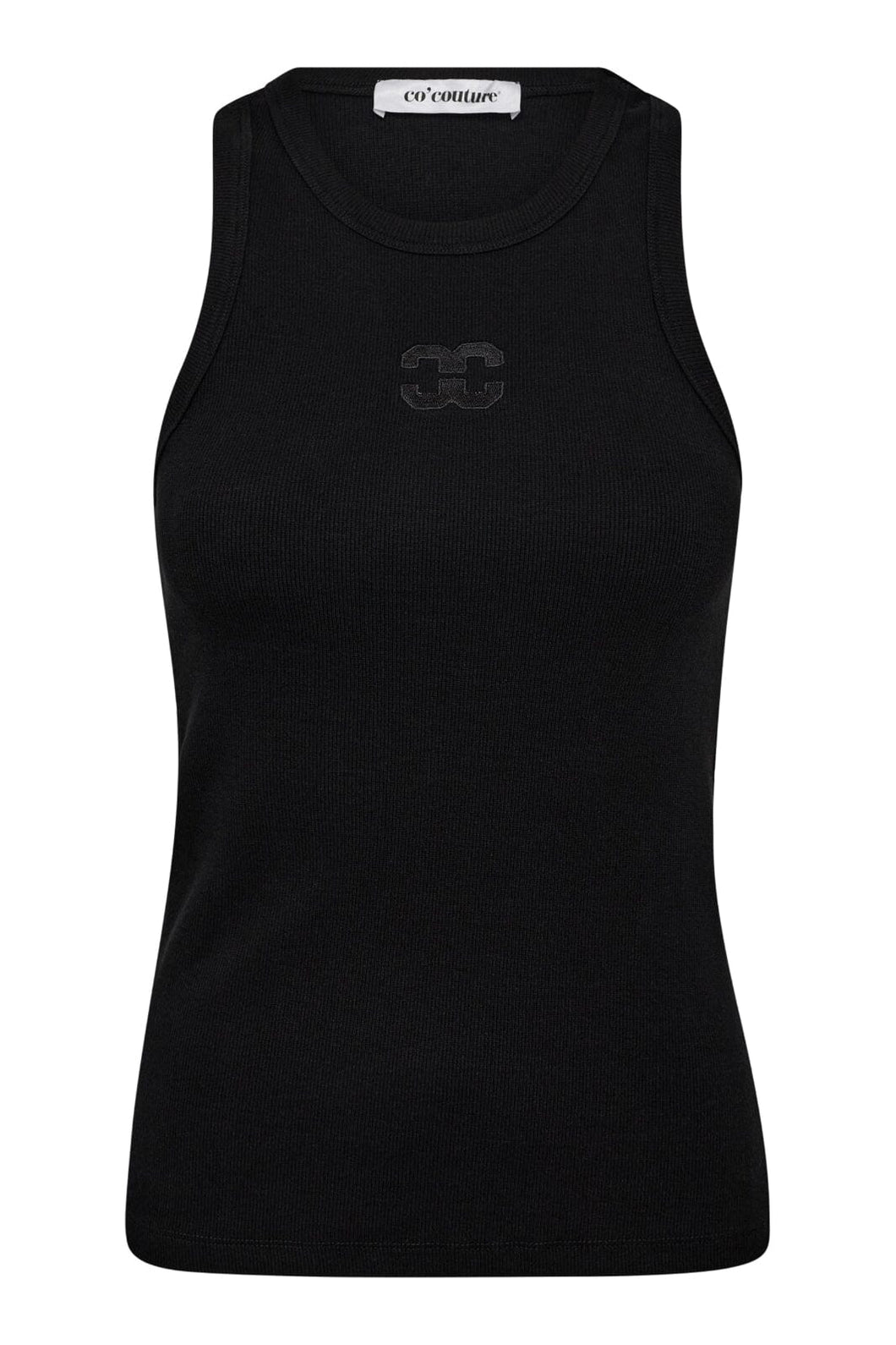 Sahara Embroidery Tank Top Black