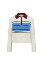Load image into Gallery viewer, Torycc Stripe Zip Knit
