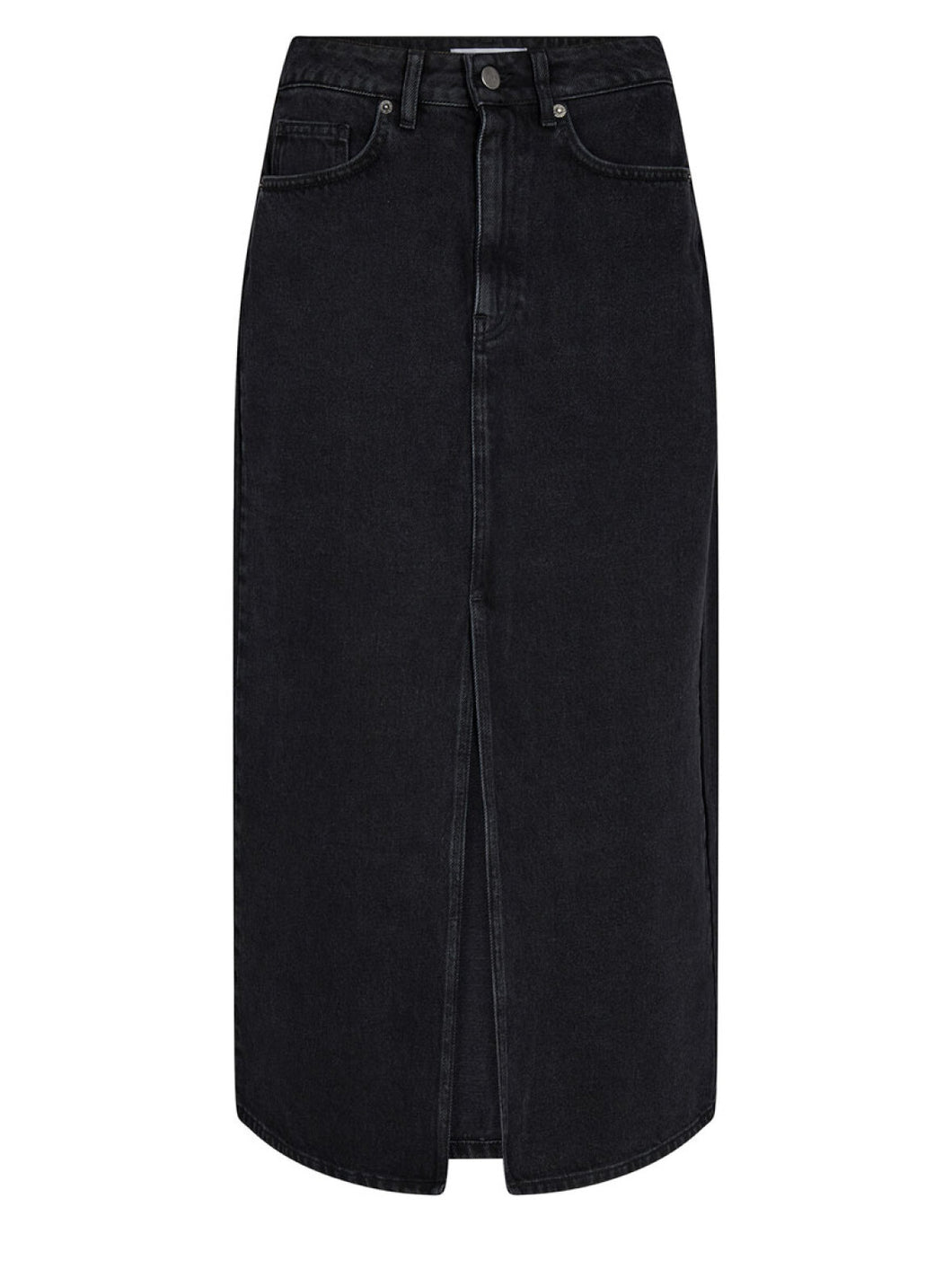 VikaCC slit denim skirt