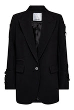 Load image into Gallery viewer, Volacc Eyelet Blazer Black
