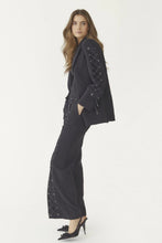 Load image into Gallery viewer, Volacc Eyelet Blazer Black
