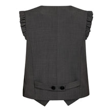 Load image into Gallery viewer, Lianecc Frill Tailor Vest Dark Grey
