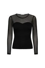 Load image into Gallery viewer, Badu Mix Corsage Blouse - Black
