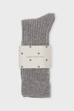 Hlaða mynd inn í gallerískoðara, Cozy Rip Socks Grey Mélange
