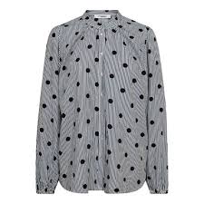 DidiCC Dot Shirt WhiteBlack