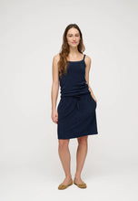 Load image into Gallery viewer, Cami Skirt Terry Dark Navy
