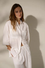 Load image into Gallery viewer, Ellie Shirt Linen White
