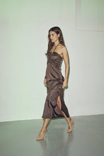 Load image into Gallery viewer, Chrisse Tie Slit Dress
